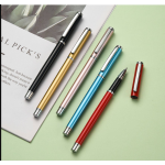 Lumavo Metal Ballpoint Pens, 5 Pack 0.5mm Fine Point Liquid Black Ink Gel Ink Pen Roller Pen Writing Set for Executive Business Office Lumavo Metal Ballpoint Pens, 5 Pack 0.5mm Fine Point Liquid Black Ink Gel Ink Pen Roller Pen Writing Set for Executive Business Office