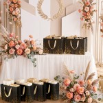 Lumavo Gift Paper Bags , 20 Pack 10.6 x 3.1 x 8.3 inch Kraft Paper Heavy Duty Bags with Handles for Retail Business Birthdays Wedding Party Favors